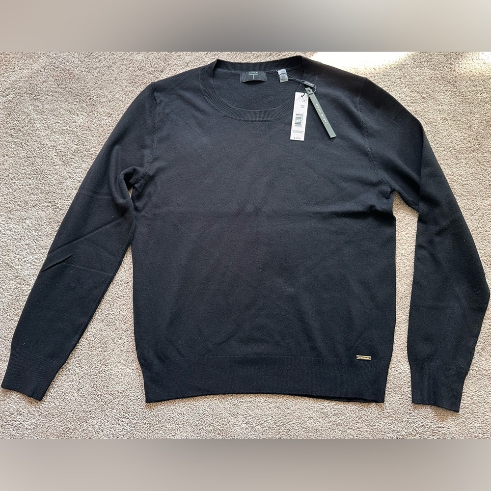 Tahari Crewneck Wool Blend Sweater